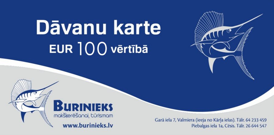 Dāvanu karte 100 eur vērtībā