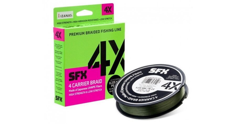 Sufix SFX 4X Braid Low Vis Green 135m