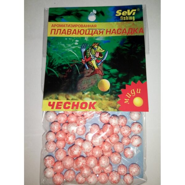 Aromatizētas peldošas putuplasta bumbiņas Ķiploks 