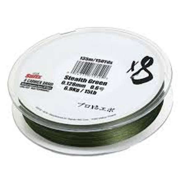 Sufix SFX 8X Braid Low Vis Green 135m