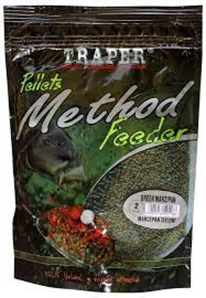 Pelletes Method Feeder Zaļais Marcipāns 2mm 500g