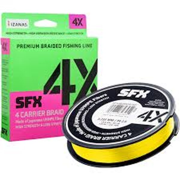 Sufix SFX 4X Braid Hot Yellow 135m